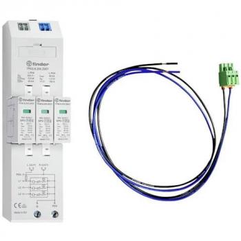 Finder 7P.04.8.255.Z007C08 Type 1+2 Surge Arrester for Power Supply