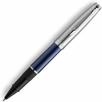 Coffret Cadeau Stylo Roller Bleu Waterman Émblème Recharge Noire Pointe Fine