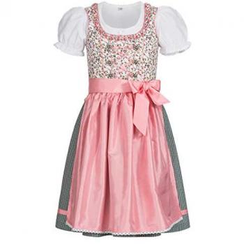 Nübler 3-teiliges Dirndl Nina für Kinder in Weiß