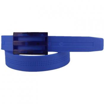 Cinturón de cuero para mujer con faja de silicona color caramelo