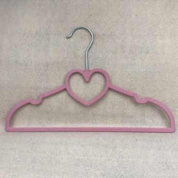 10 Pcs Non-Slip Heart Shaped Closet Hangers 40CM