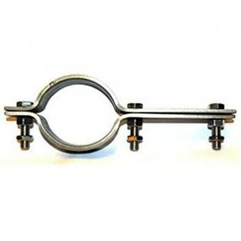 Graphskill 3 Bolt Pipe Clip 44 mm ID T304 Stainless Steel