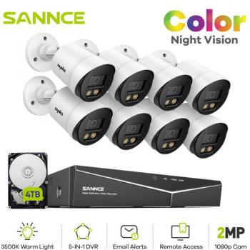 8CH DVR Sicherheitskamera Set mit Fernüberwachung