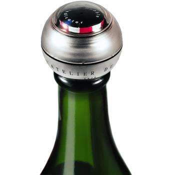 Glass Bubble Indicator Technical Cap – L'Atelier du Vin 095075‑5 – Silver Finish