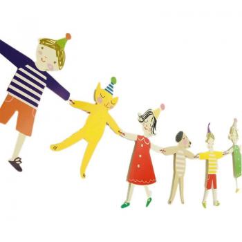 Charming Cartoon Birthday Decoration Bunting