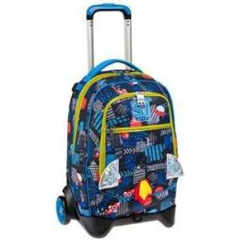 Zaino Trolley Jack-2Wd SJ Gang Go To Space Boy – Verde Lime