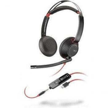 Poly Blackwire 5220 Business-grade Wired Headset with Microphone