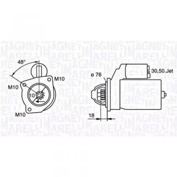 Starter Magneti Marelli 063280008010 – Zuverlässiger, langlebiger Startmotor