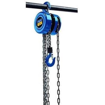 Scheppach 4907401000-9930 Polipasto Manual de Cadena, cabrestante, Azul