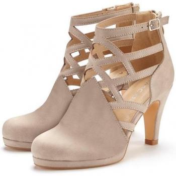 Modische Stiefelette Lascana in Beige, Gr. 40