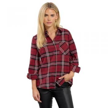 Chemise à carreaux rouges M & Co, taille petite – EU 42 (UK 14 P)