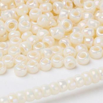 Taidian White TOHO 11/0 Pearl Beads 2mm for Crafts 3g