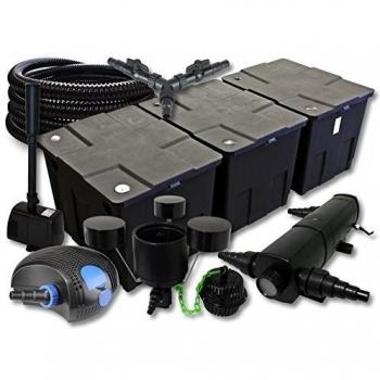SunSun Kit de filtration de bassin avec stérilisateur 36W et pompe 100W