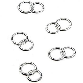 Décorations argent 2 cm à coller