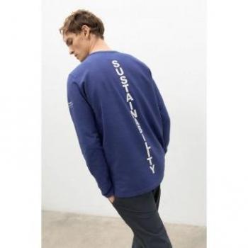 Ecoalf Sudadera Azul Lavanda para Hombre