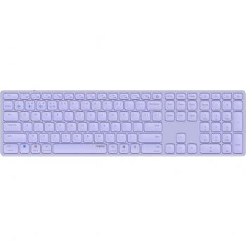Teclado Rapoo E9800M Inalámbrico Lila