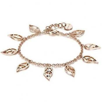 Orecchini Brosway Leaves of Life con foglie e pietre preziose, modello BVS14