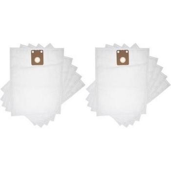 MicroFleece Vacuum Bag Bundle – 10 Pieces VHbw, Fits Nilfisk 82367810 & 82367820