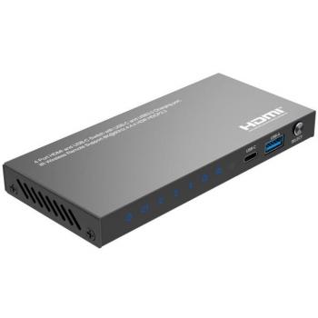 Hub HDMI 3x1 8K con Control Remoto