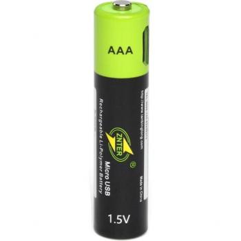 ZNTER 1,5 V AAA Lithium‑Polymer Akku 600 mAh – USB-Ladegerät, Micro‑USB Schnellladung