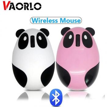 VAORLO 1200 DPI Bluetooth Gaming Mouse with Panda Design (White)