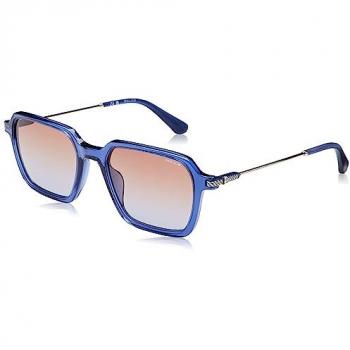 Police Octane 7 SPLL10 0892 Occhiali da Sole Graduati o Non Graduati Plastica Quadrati Blu Trasparente Adrialenti