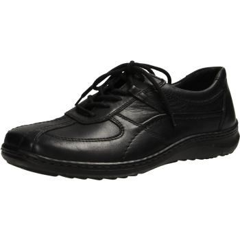 Eleganter Waldläufer Halbschuh in Schwarz mit Weite H 478002-174-00