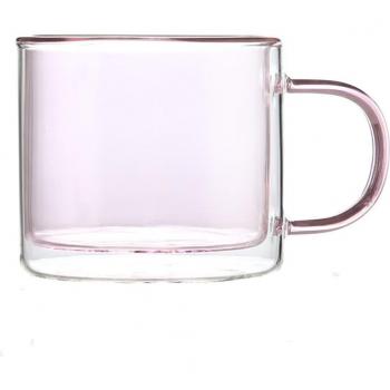Borosilicate Glass Breakfast Cup 250ml with Colorful Design