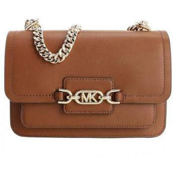 Bolso de hombro de piel convertible Michael Kors Heather