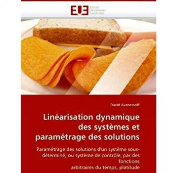 Linéarisation dynamique des systèmes et paramétrage des solutions: Paramétrage des solutions d'un système sous-déterminé, ou système de contrôle, par ... du temps, platitude