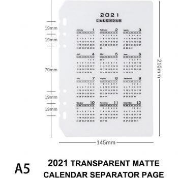 Agenda mit Trennblättern A5