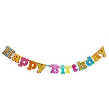 Festone Happy Birthday 16x166 cm