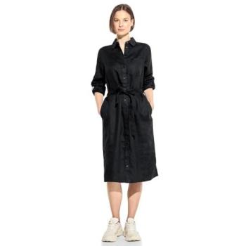 Robe Femme en Lin Noir de Cecil Taille S
