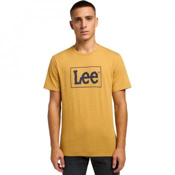 Camiseta Lee Xm Logo S Naranja