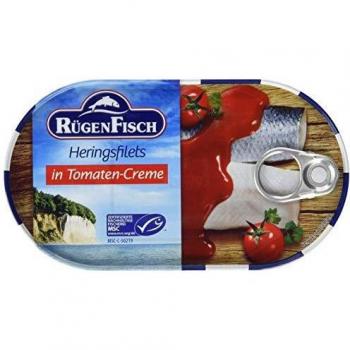 Rügen Fisch Heringsfilets in Tomatensauce, 19er Pack (19 x 200 g)