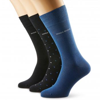 BOSS Gift Set de Calcetines CC, Azul (Dark Blue 401), Talla 40/46