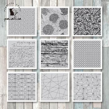 KreativKlar: Silikon‑Briefmarken mit transparentem Hintergrund