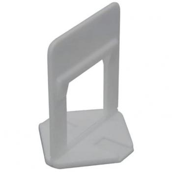 KIT 250 PEZZI DI DISTANZIATORI AUTOLIVELLANTI DA 2 MM DI COLORE GRIGIO PER PIASTRELLE DI SPESSORE 13-20 MM