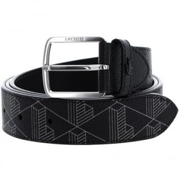 Cintura da Uomo Lacoste 95 cm con Portafoglio in Pelle