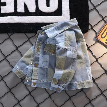 Boys' Patchwork Denim Jacket