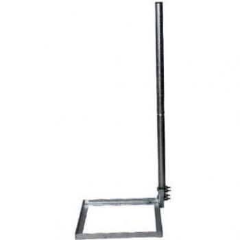 A.S.Sat 32050 support de balcon en acier galvanisé avec mât divisé (1m, 50 x 50 cm)