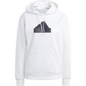 Adidas Felpa con Cappuccio Futuro Icone Badge Sport Bianco XL