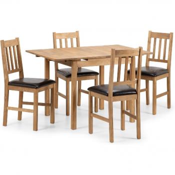 Coxmoor Square Extendable Dining Table with 4 Chairs