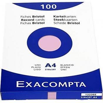 Etui de 100 fiches Bristol 210x297 mm