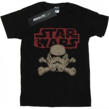 Stormtrooper Vibes – Top femminile a manica corta, taglio boyfriend, L nero