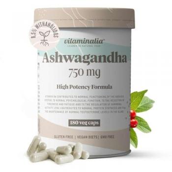 Ashwagandha Energía Natural 750 mg – 180 cápsulas veg