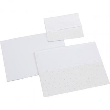 Conjunto de sábanas para minicuna (3 piezas) 80 x 50 TX-933 Claire de Micuna