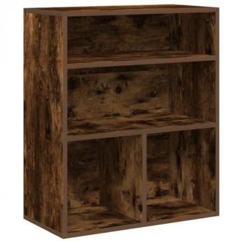 VidaXL Smoked Oak Book Cabinet 60x30x71.5 cm