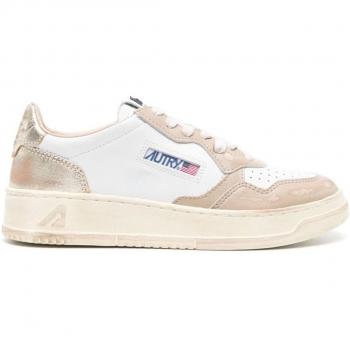Autry Vintage Low Top Sneakers – Beige Gold, EU 37 Damen