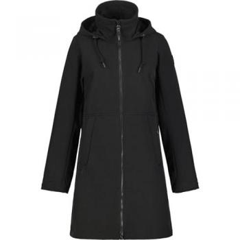 Icepeak Damen Funktionsjacke Agaram mit Kapuze, Schwarz